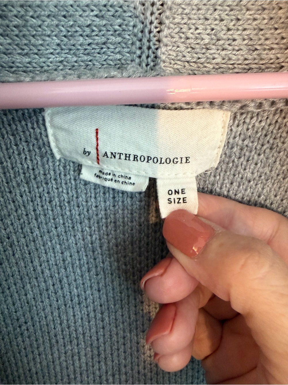 Anthropologie Cozy Gray Open-Front Women’s Yoga Cardigan One Size - Picture 3 of 9